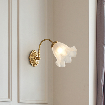 French Living Room Retro Glass Wall Lights