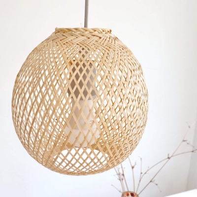Suspension ronde moderne en forme de panier pour salon