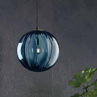 Moderne eenvoudige ronde glazen hanglamp